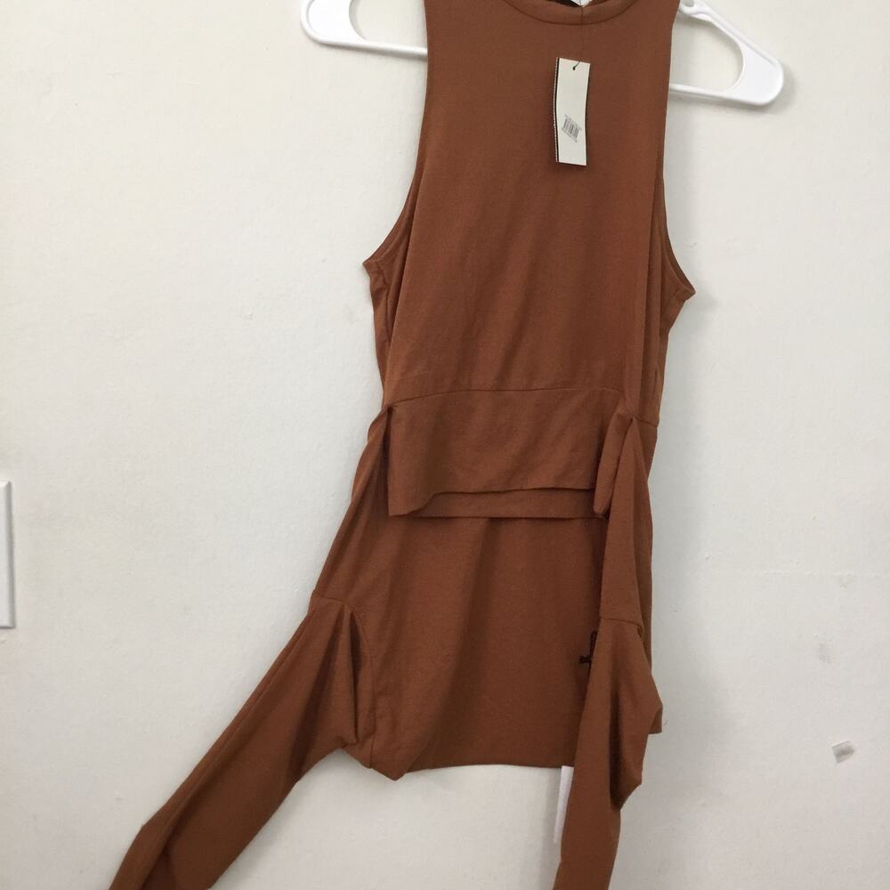 ASTR The Label  Mock Neck Brown Shrug Top Sz XS - Picture 6 of 10